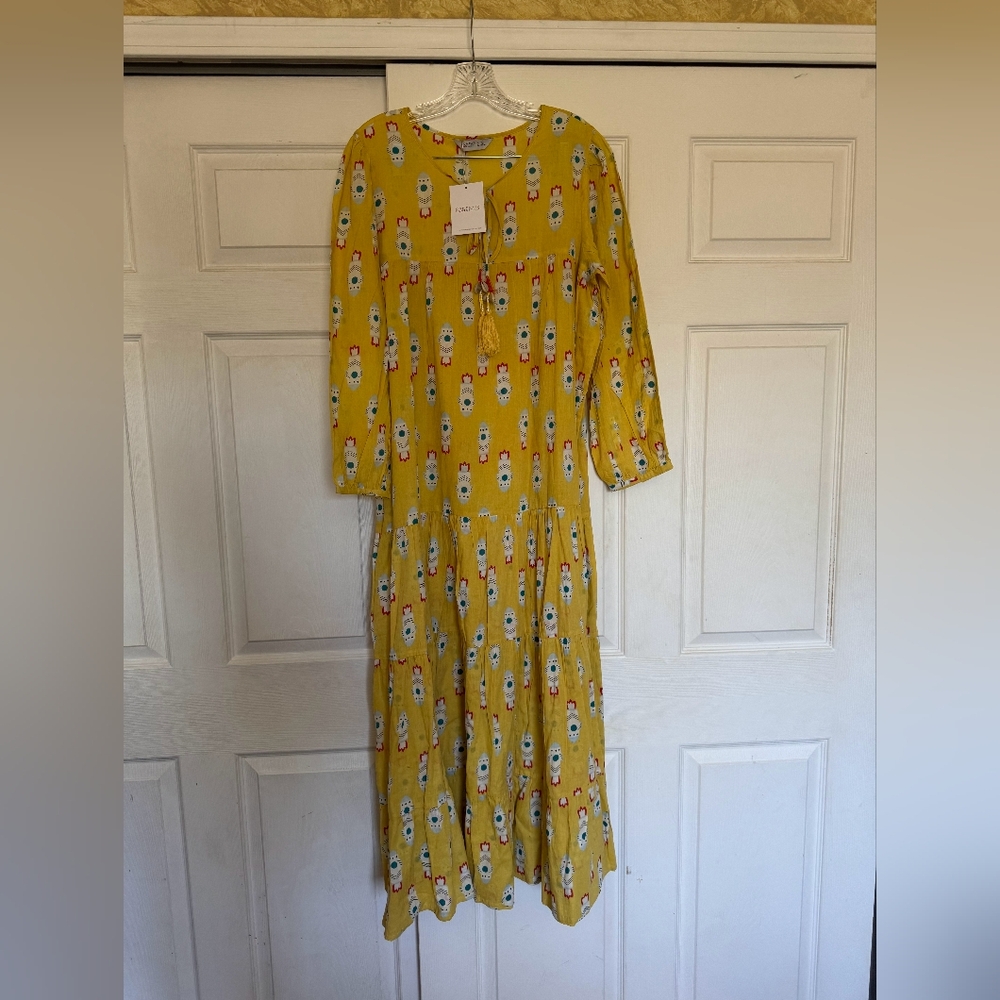 NWT Maxi Dress. Adorable Spaceship Print